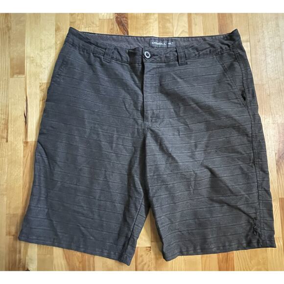 O’Neill Shorts Relaxed Fit Flat Front Chino‎ Outdoor Casual mens 34 EUC - Picture 1 of 12